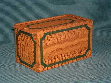 New England Style Grained Candle Box